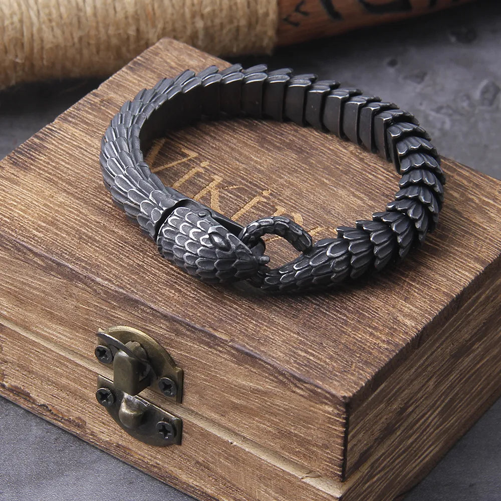 Deals Black Viking Rope Bracelet