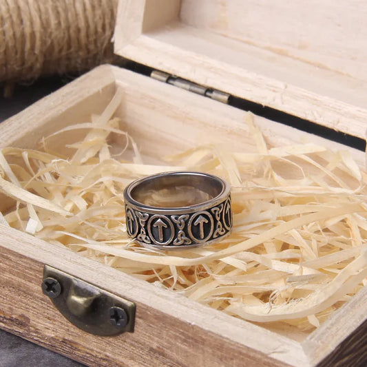 A Viking ring on a box