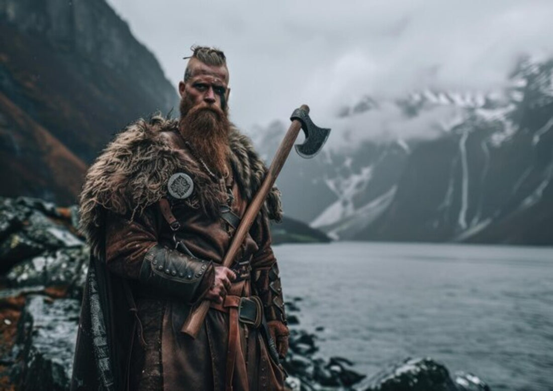 A Viking warrior outfit