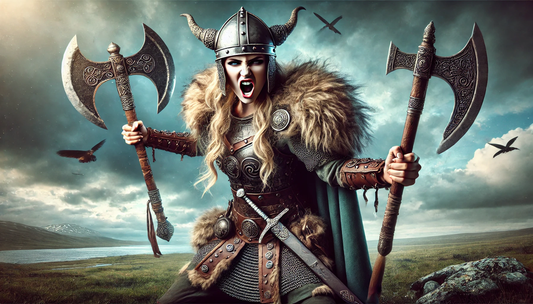 A warcry of a Viking woman