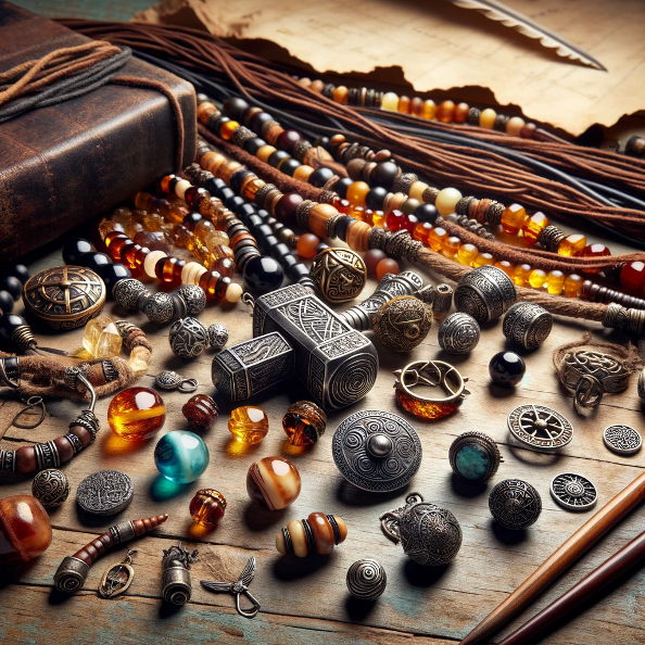 What Did Vikings Make Necklaces Out Of?