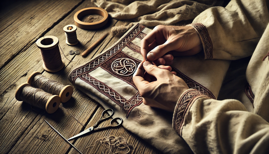 The creation of Viking tunic