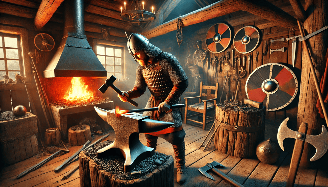 How Did Vikings Forge Their Weapons?