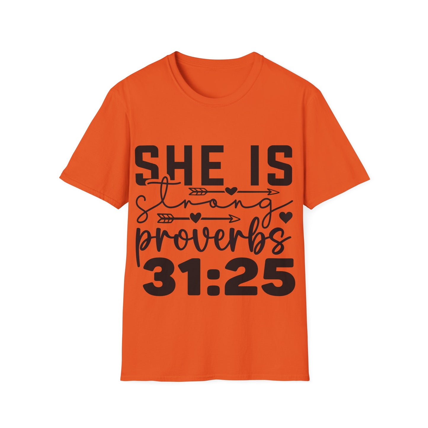 She Is Strong Proverbs 31:25 (2) Triple Viking T-Shirt