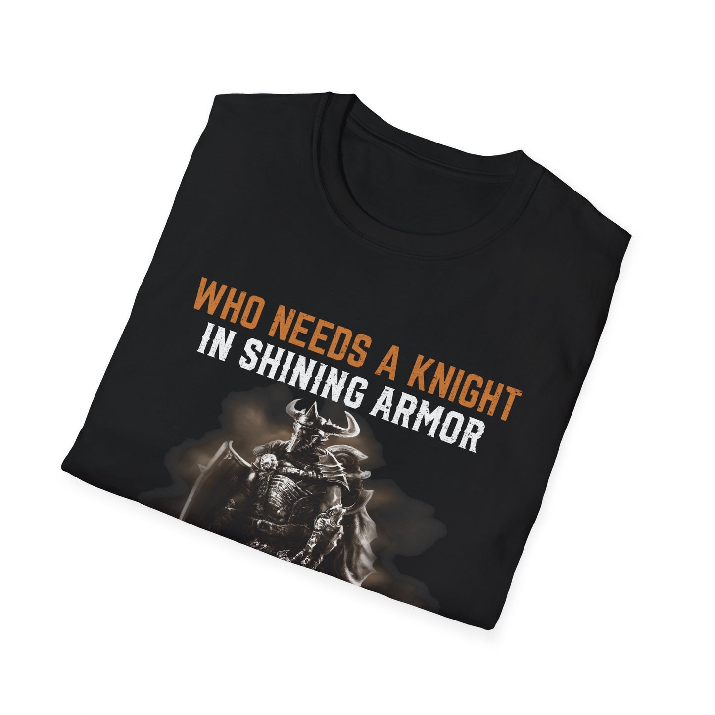 Wie heeft er een ridder nodig in glanzend pantser Viking T-shirt