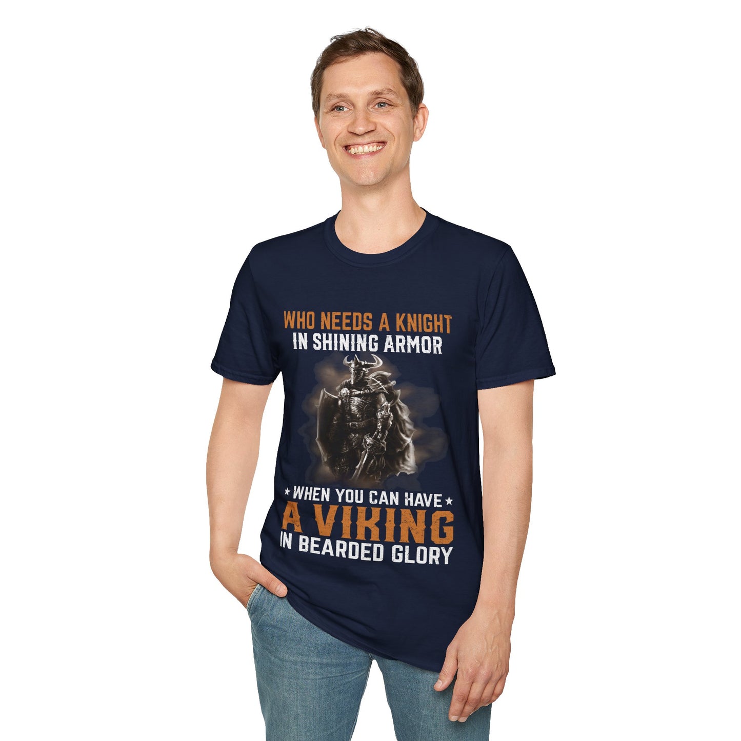 Camiseta Viking Quem Precisa de um Cavaleiro de Armadura Brilhante