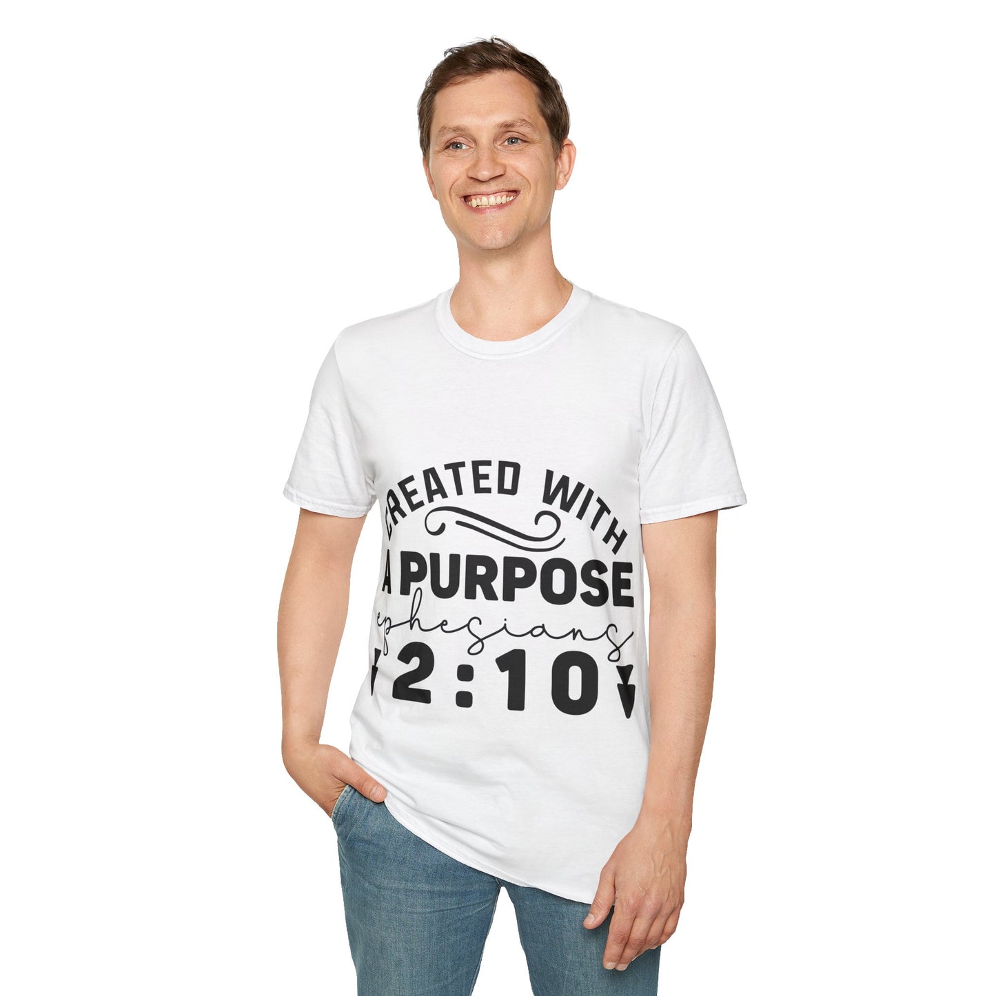 Created With A Purpose Ephesians 2:10 Triple Viking T-Shirt