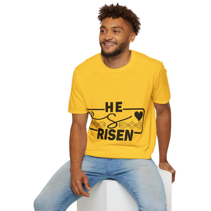 He Is Risen Triple Viking T-shirt