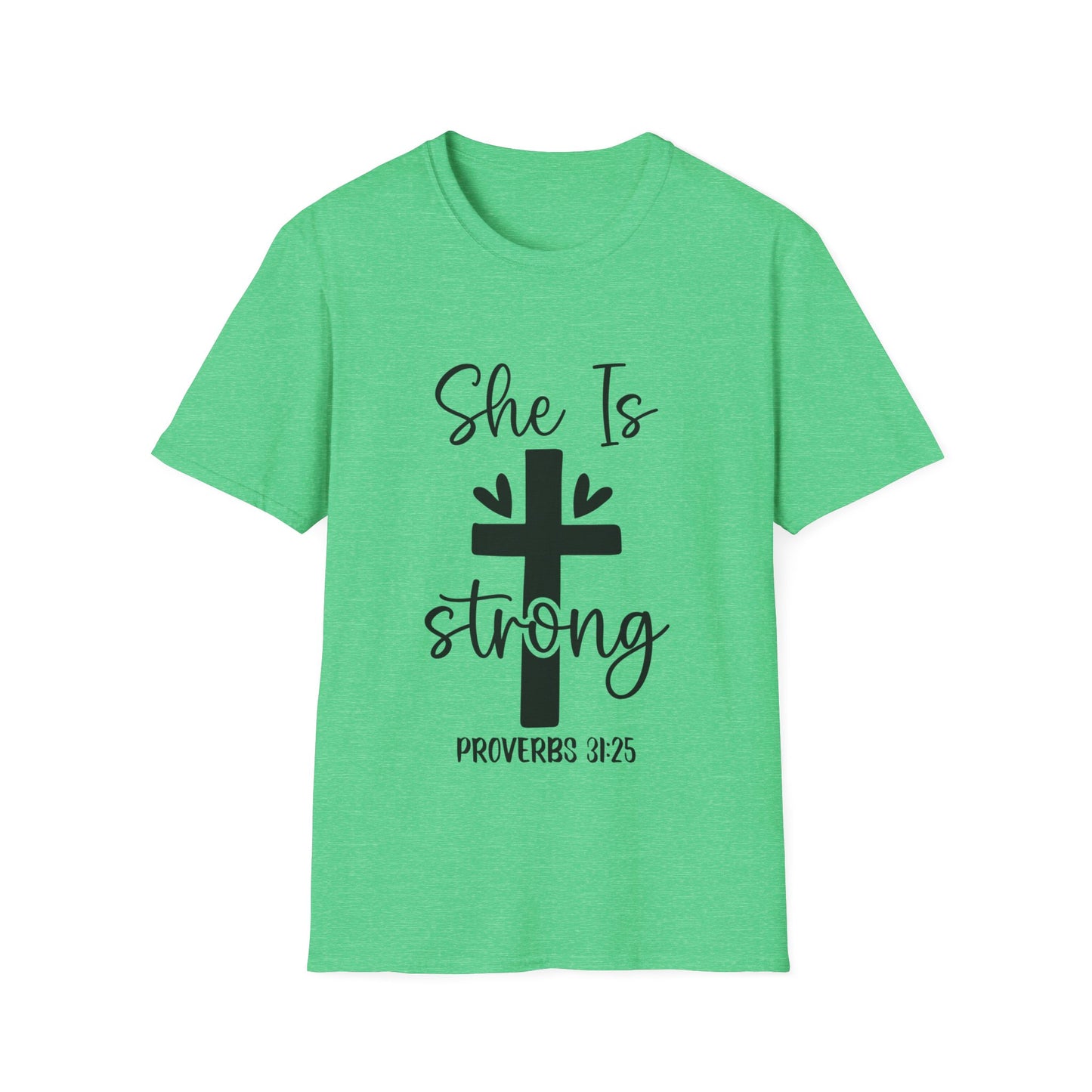 She Is Strong Ordsprogene 31:25 (3) Tredobbelt Viking T-shirt