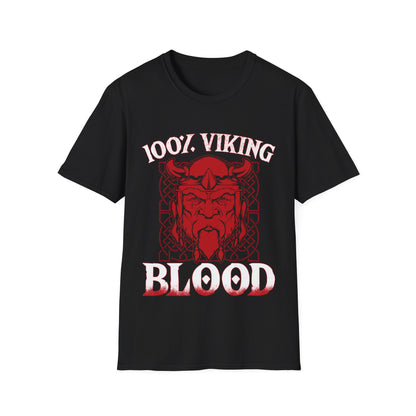 Camiseta 100% Sangue Viking