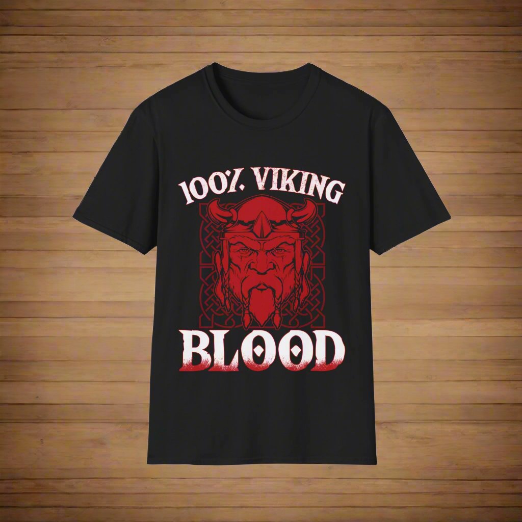 Camiseta 100% Sangue Viking