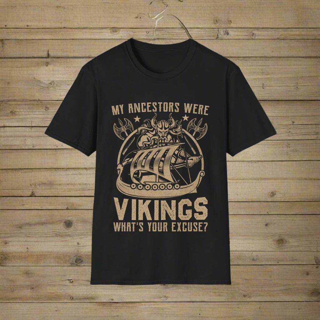 Majica s kratkimi rokavi My Ancestors Were Vikings What's Your Excuse