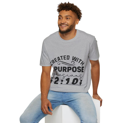 Créé avec un but Éphésiens 2:10 Triple Viking T-Shirt