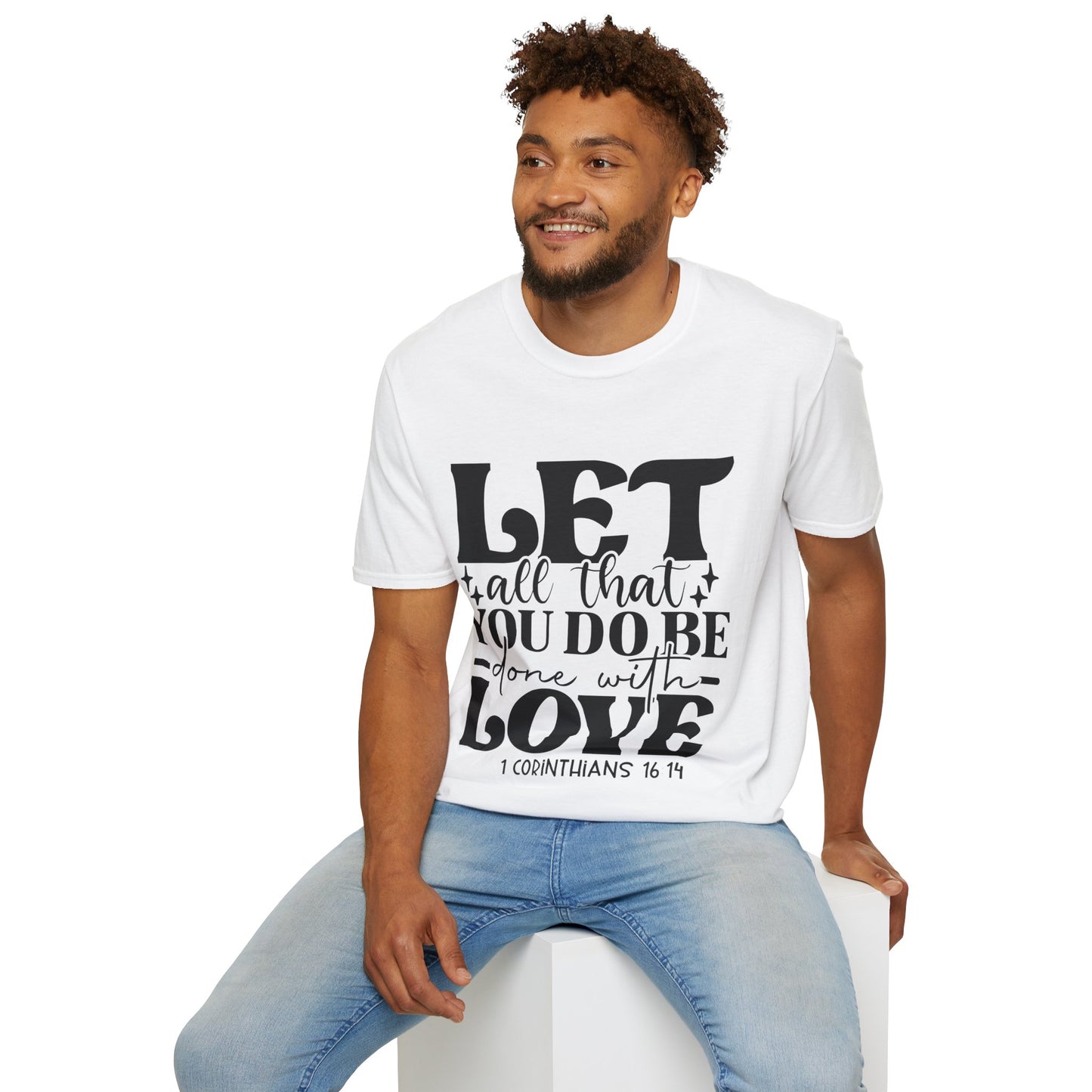 Let All That You Do Be Done With Love Corinthians 16 14 Triple Viking T-Shirt