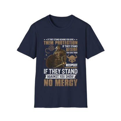 Če stojijo za vami, jih zaščitite, če stojijo poleg vas, dajte jim Respect Viking T-shirt