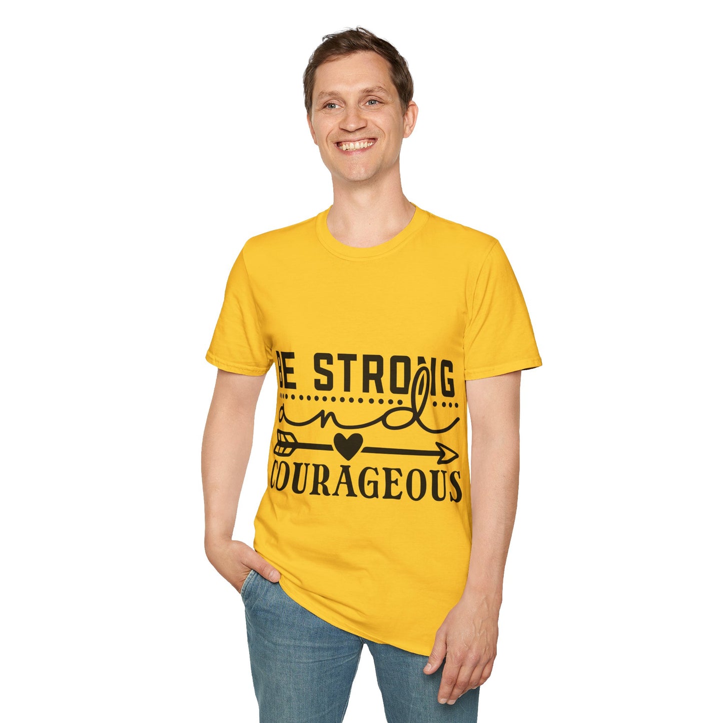 Be Strong And Courageous Triple Viking T-Shirt
