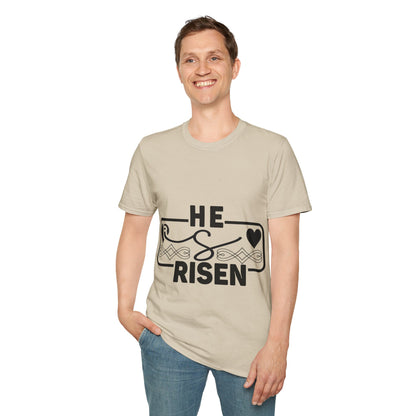 He Is Risen Triple Viking T-shirt