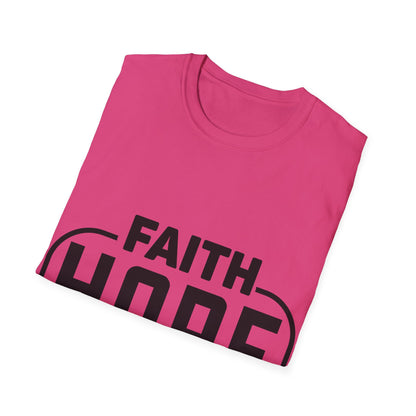 Faith Hope Love Trippel Viking T-skjorte