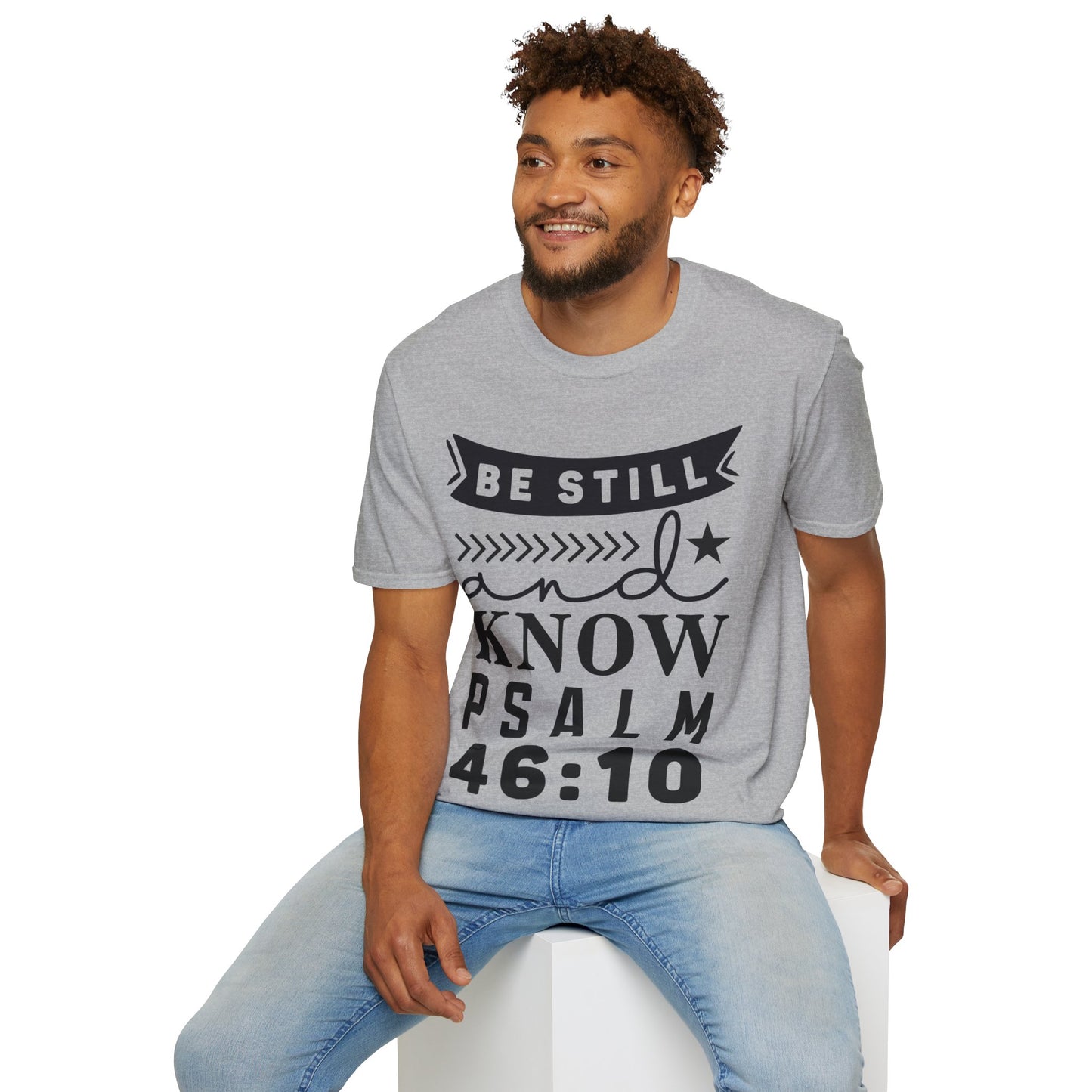 Be Still & Know Psalm 46:10 Triple Viking T-Shirt