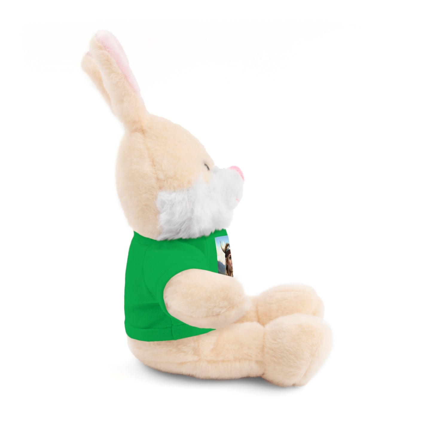 Animaux en peluche mignons de fille viking avec le tee