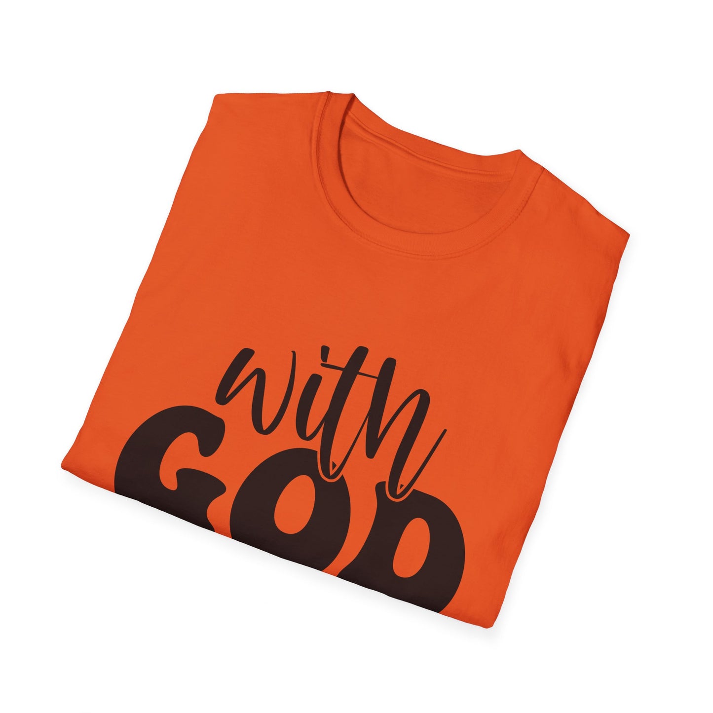 With God All Thing Are Possible Mattew 19:26 Triple Viking T-Shirt