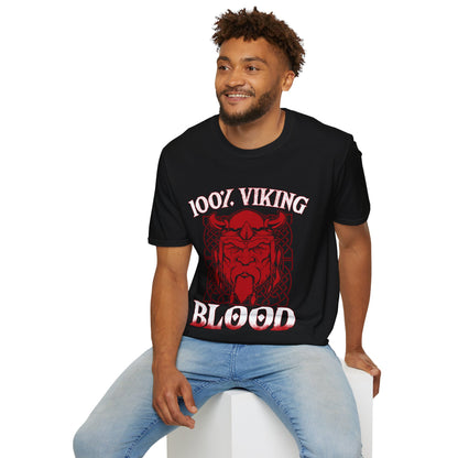 Camiseta 100% Sangue Viking