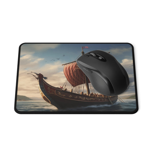 Tapis de souris antidérapants bateau viking