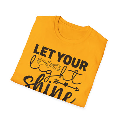 Deja que tu luz brille Mateo 5:16 Triple Viking Camiseta