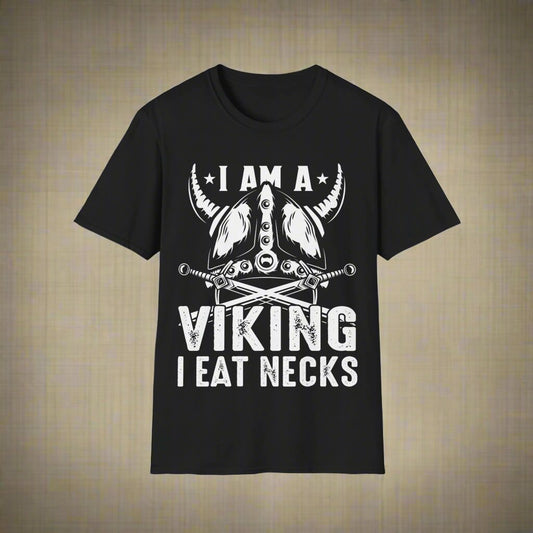 Majica s kratkimi rokavi I Am A Viking I Eat Necks