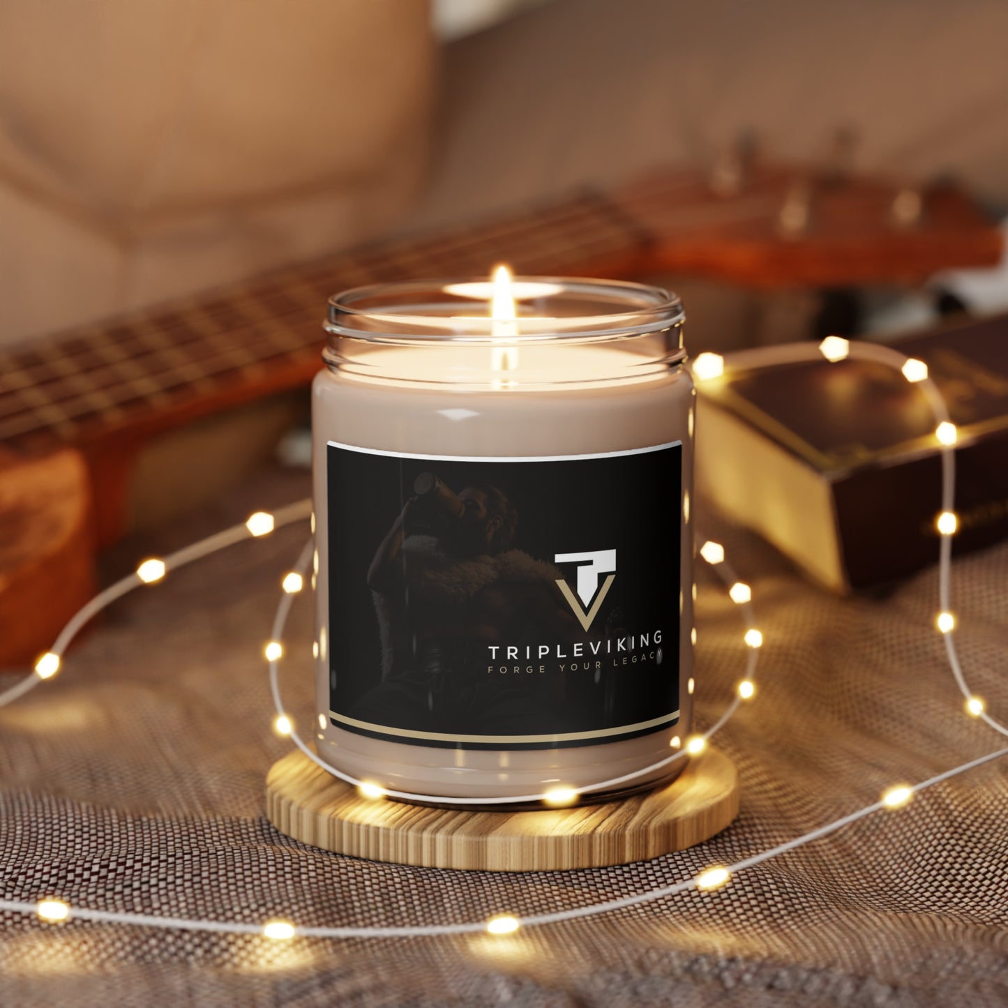 TripleViking Scented Soy Candle, 9oz