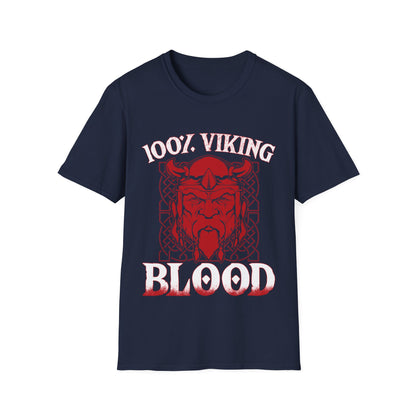 Camiseta 100% Sangue Viking