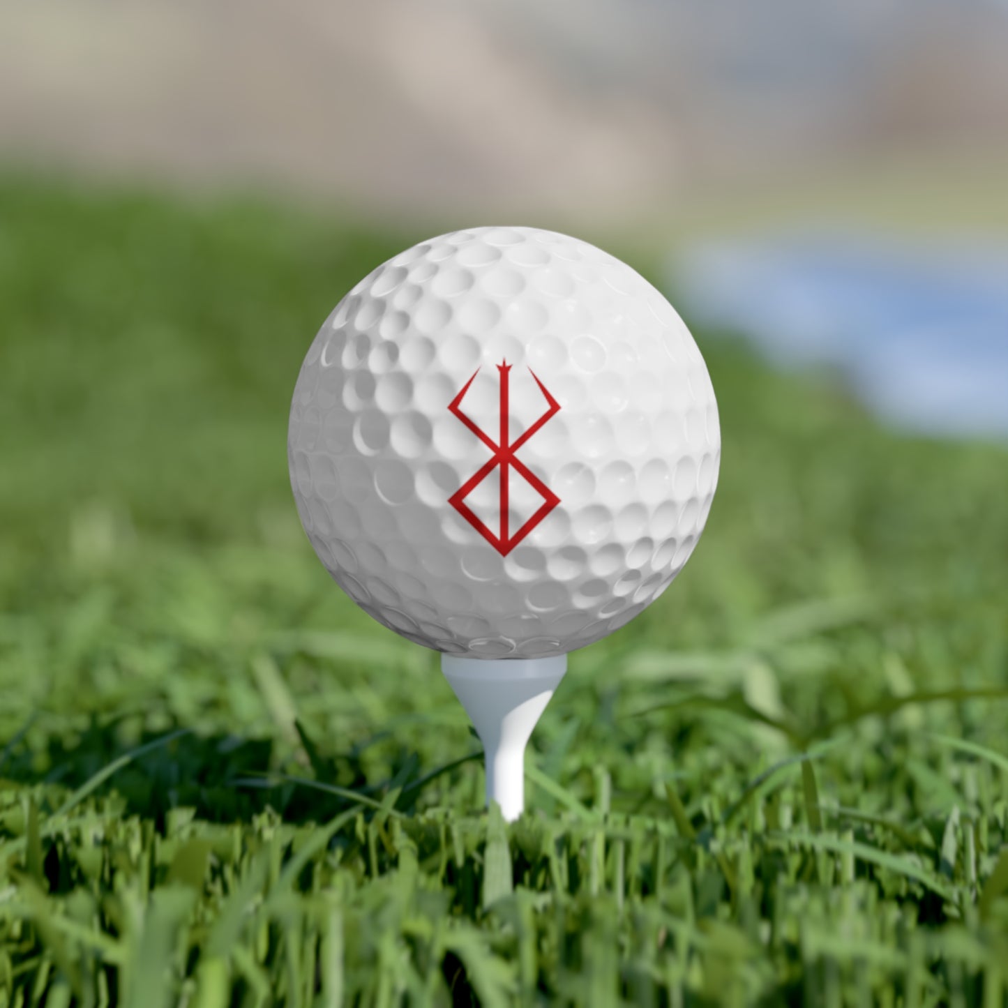 Viking Berserk Symbol Golf Balls, 6pcs