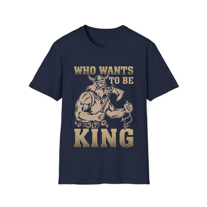 Wie wil koning Viking T-shirt zijn