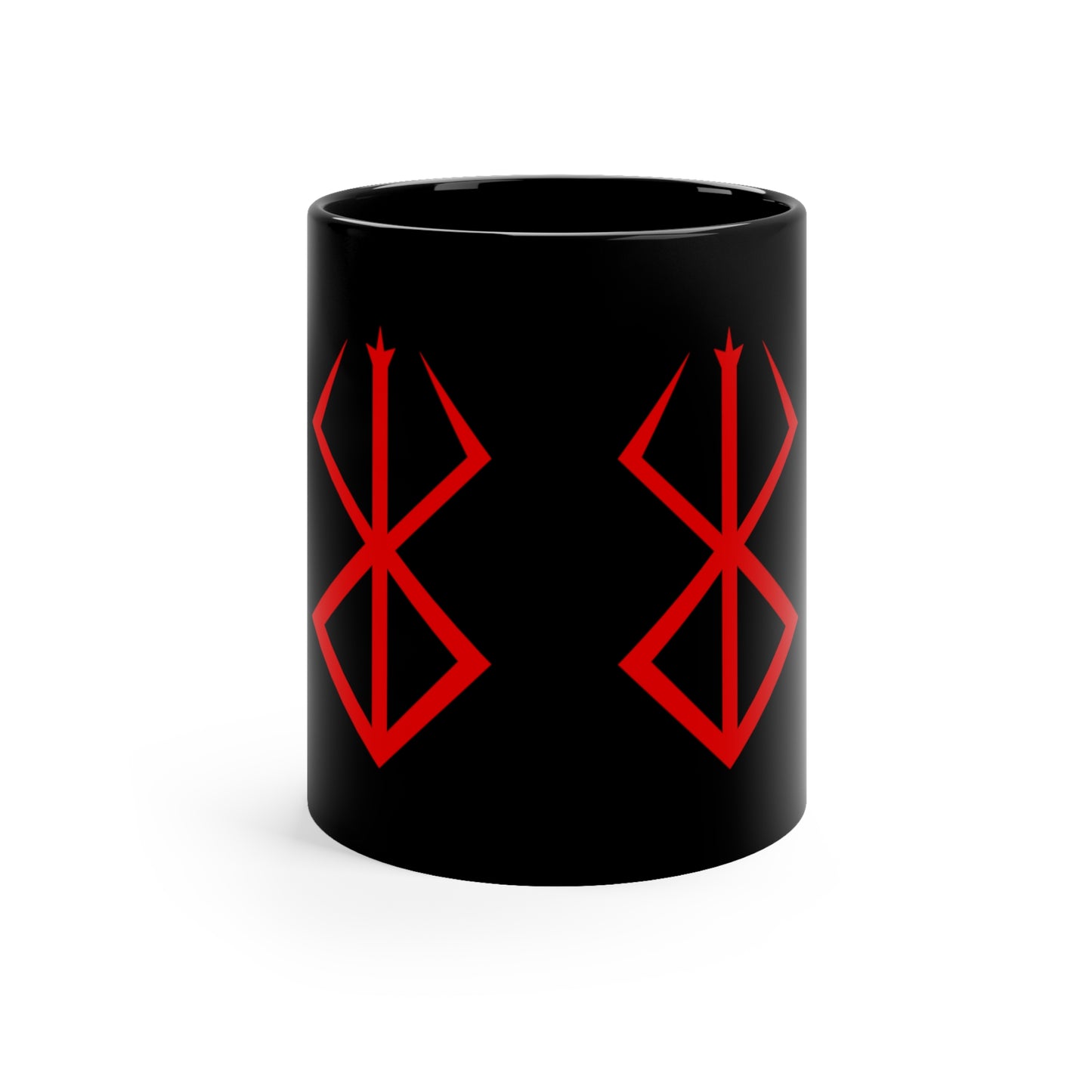 Viking Berserk Symbol 11oz Black Mug