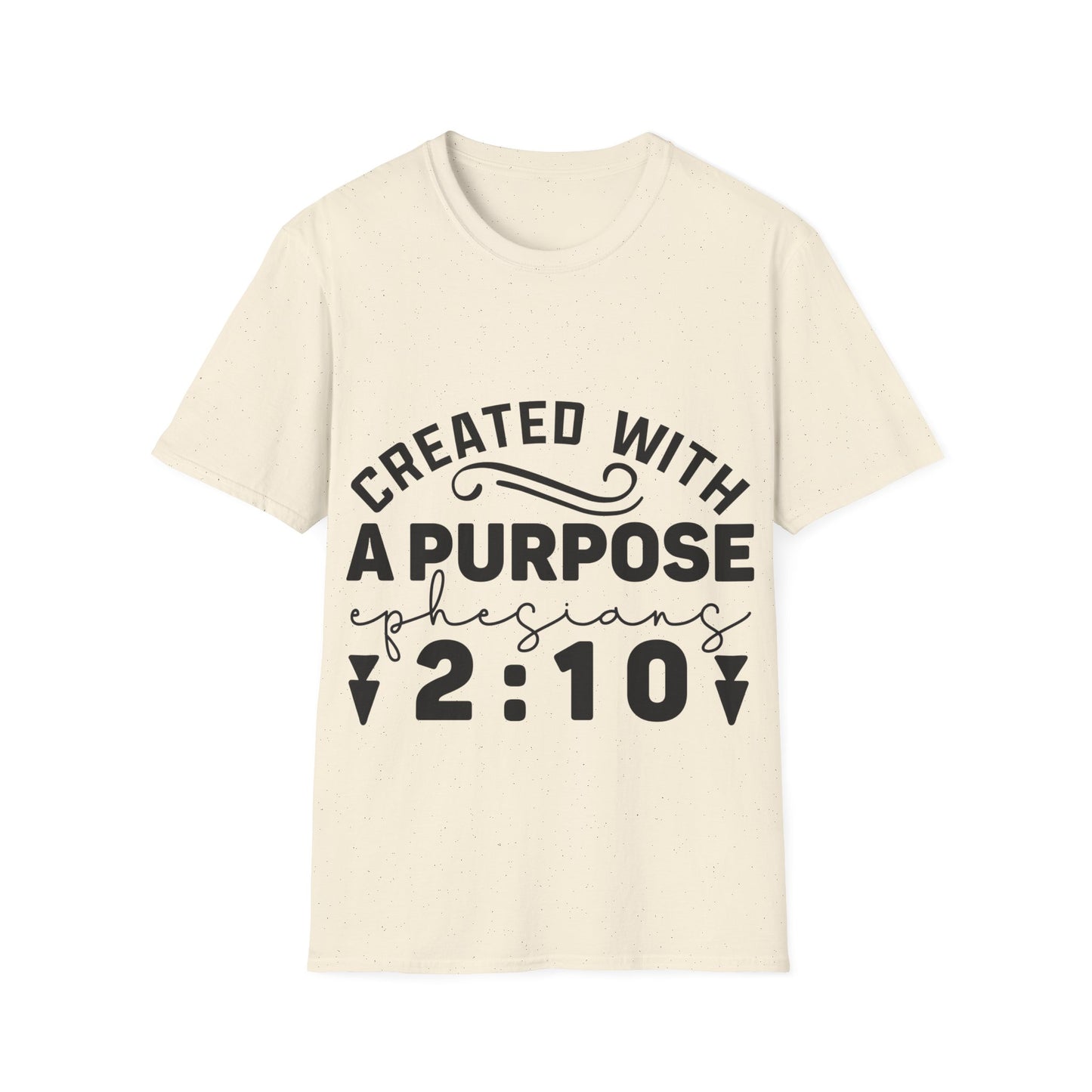 Created With A Purpose Ephesians 2:10 Triple Viking T-Shirt