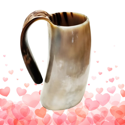 300-350 ml Natural Ox Horn Cup Drinking Horn Viking Muki