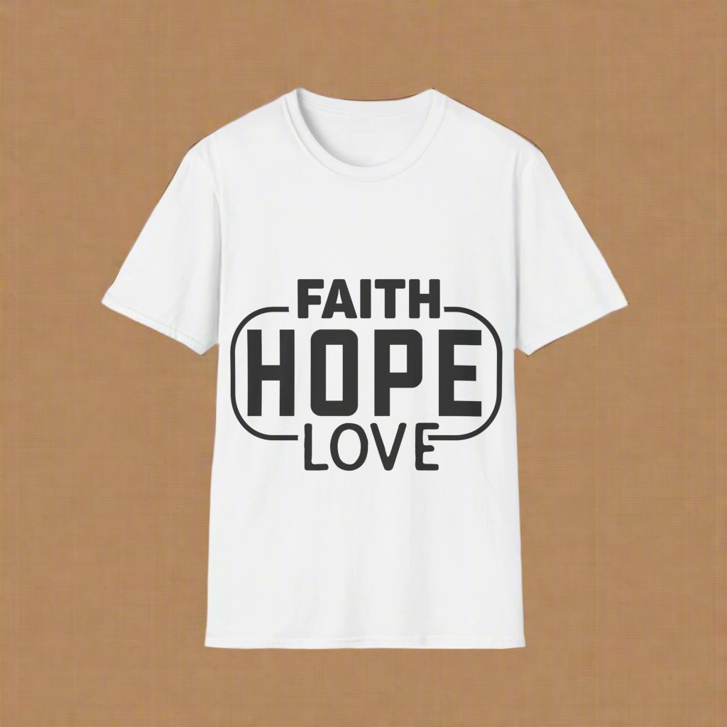 Faith Hope Love Trippel Viking T-skjorte