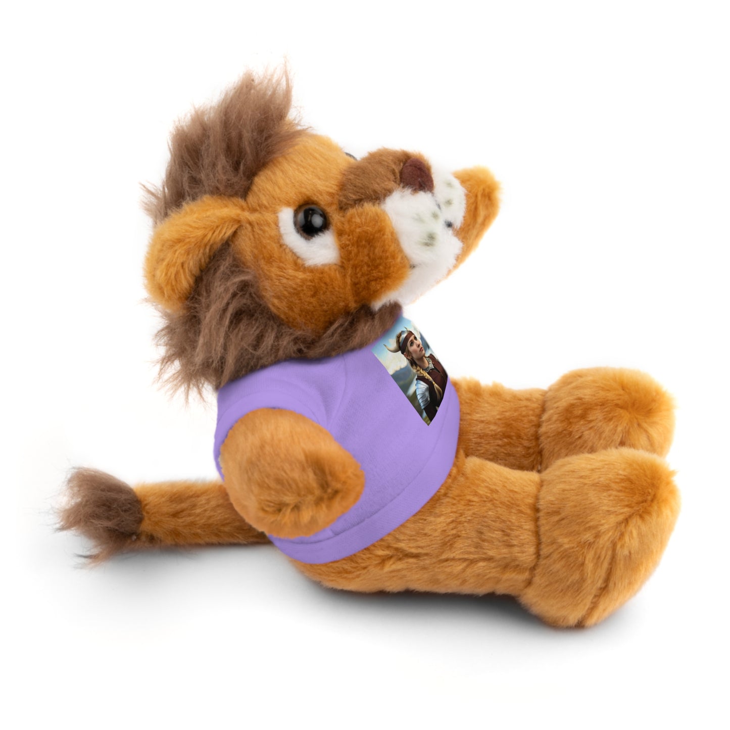 Cute Viking Girl Stuffed Animals With Tee