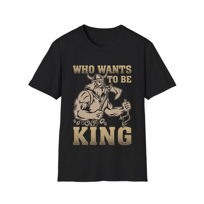 Wie wil koning Viking T-shirt zijn