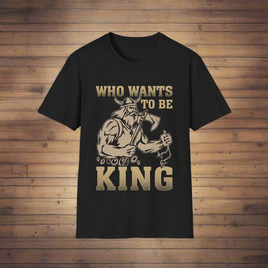 Wie wil koning Viking T-shirt zijn