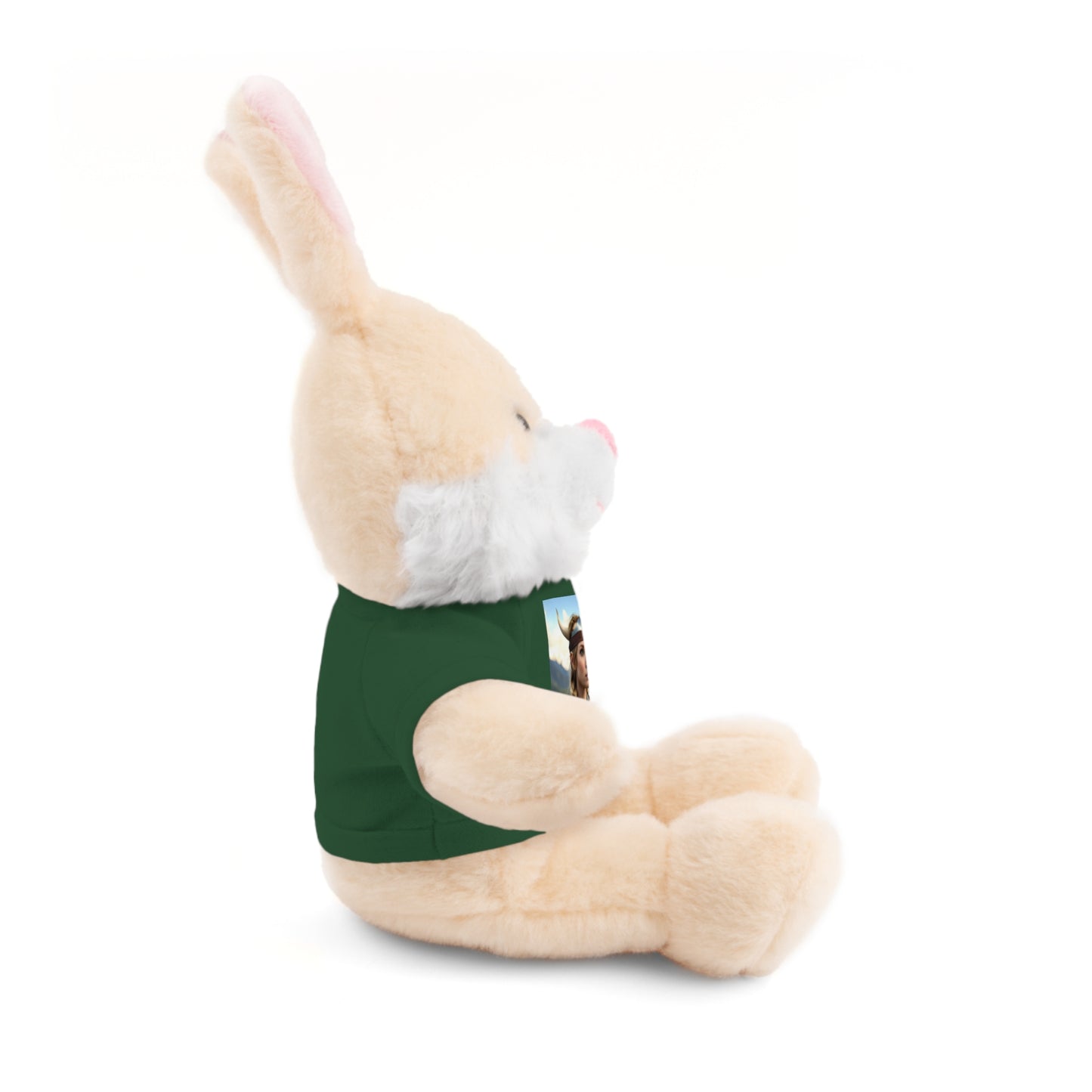 Animaux en peluche mignons de fille viking avec le tee