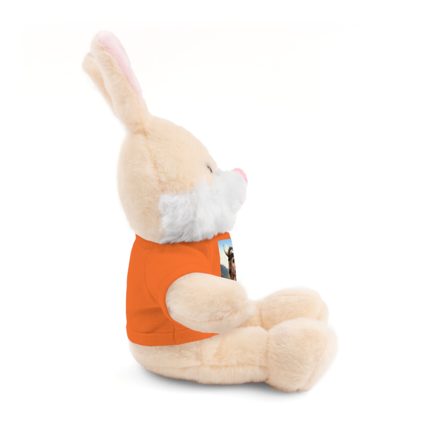 Animaux en peluche mignons de fille viking avec le tee