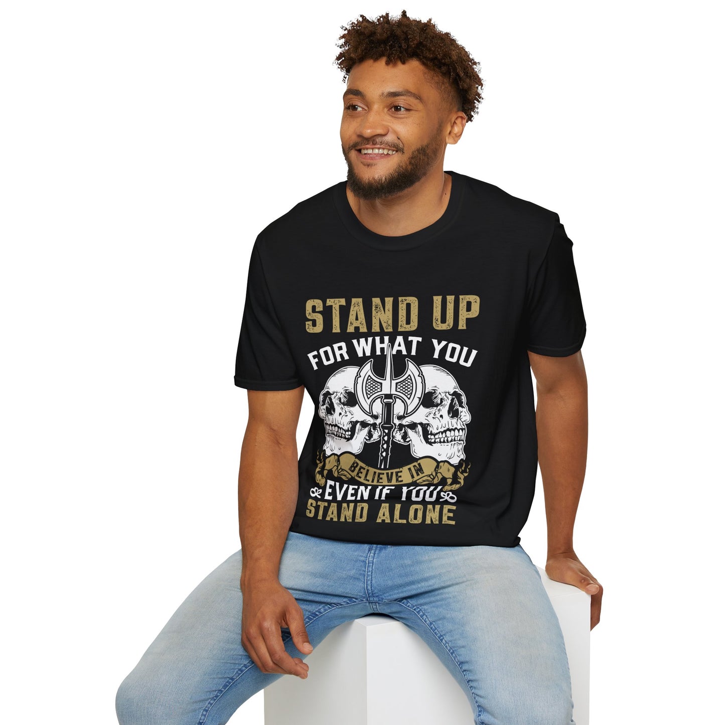 Stand Up For What You Believe In Even If You Stand Alone Viking T-Shirt