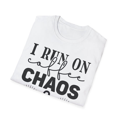 Rith mé Ar Chaos Caife agus Cuss Words Triple Viking T-Shirt