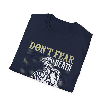 Don't Fear Death Fear The Unlived Life Camiseta vikinga