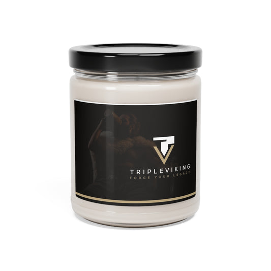 Triple Viking Scented Soy Candle, 9oz