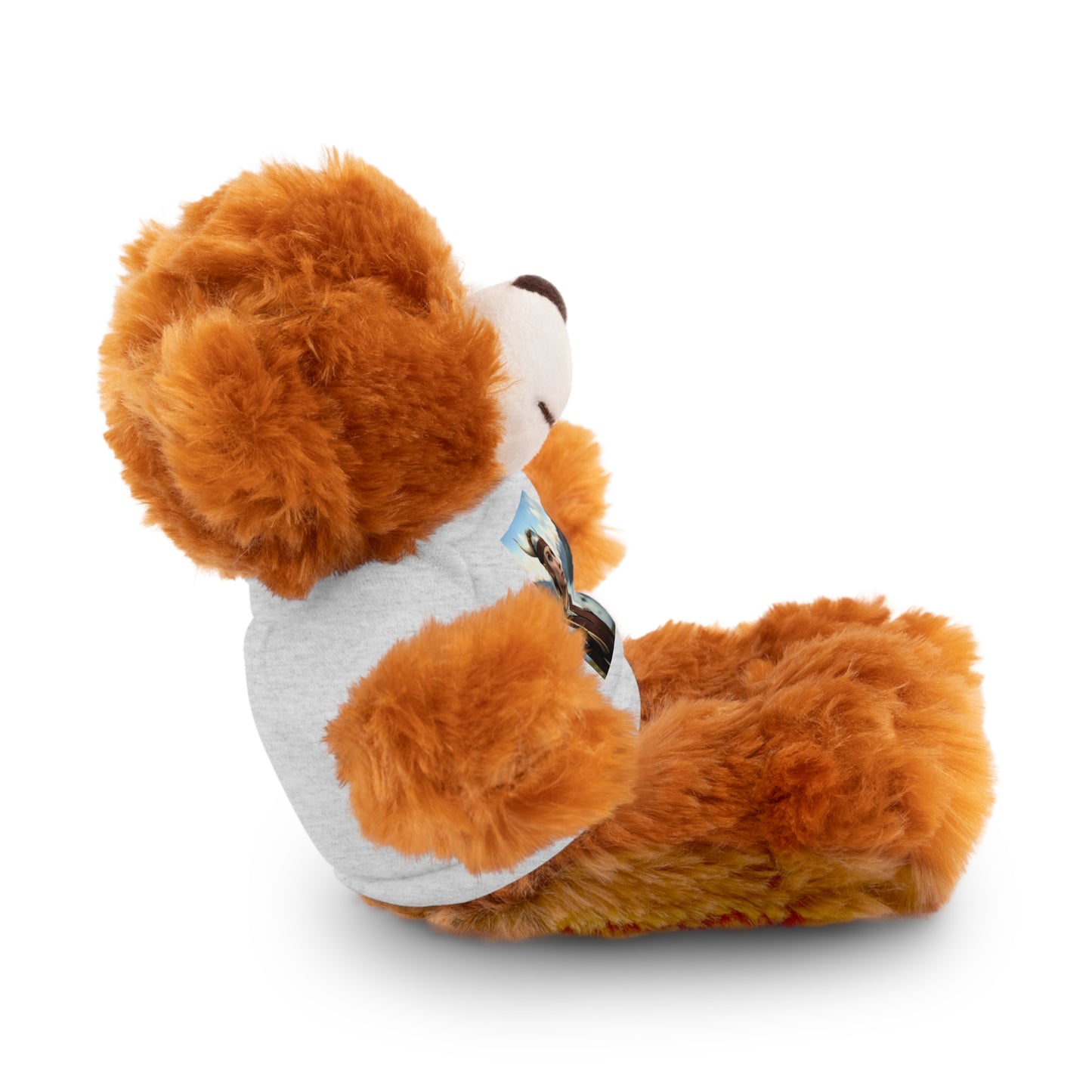 Animaux en peluche mignons de fille viking avec le tee