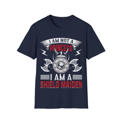 I Am Not A Princess I Am A Shield Maiden Viking T-skjorte