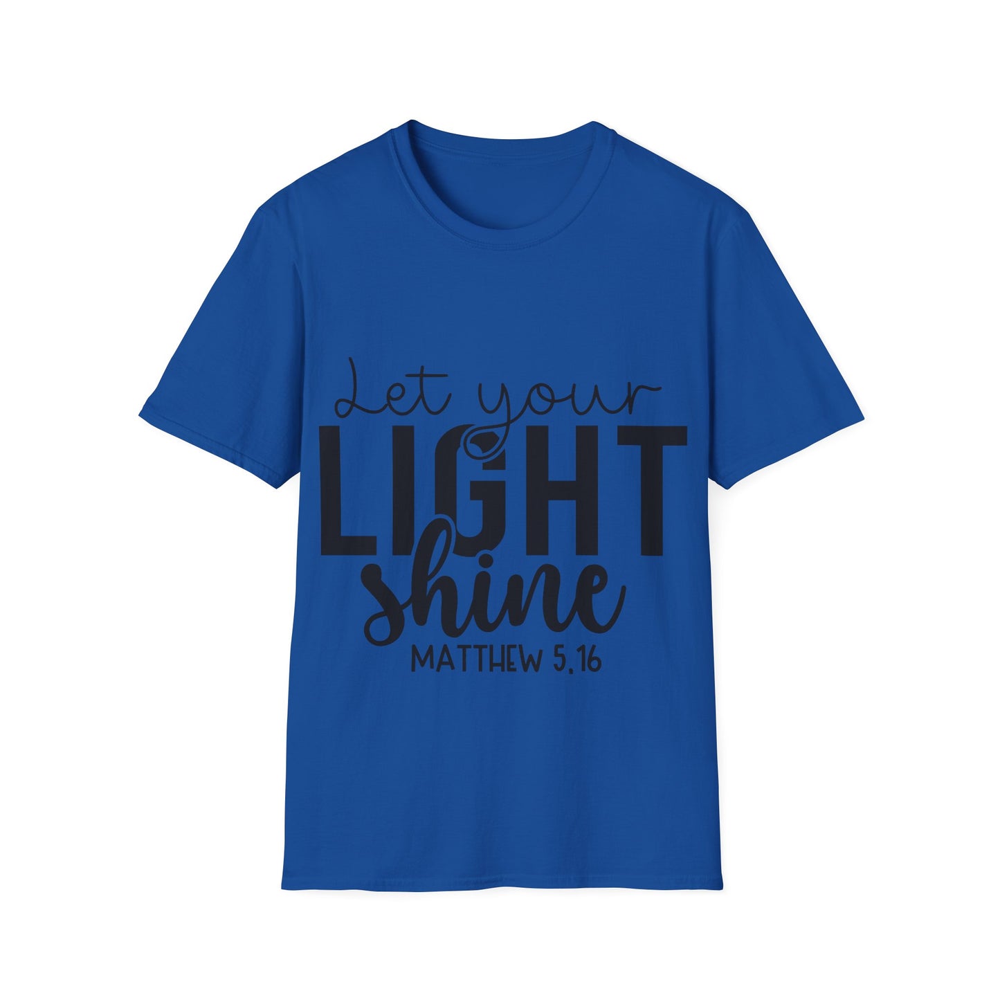 Let Your Light Shine Matthew 5,16 (2) Triple Viking T-Shirt
