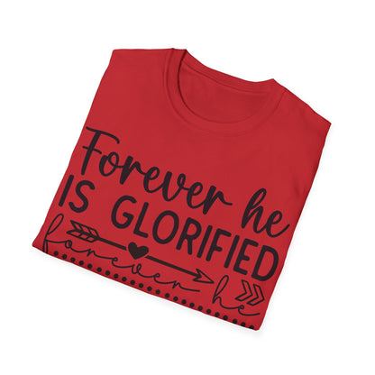 Per sempre è glorificato per sempre è sollevato in alto per sempre è risorto T-shirt tripla vichinga